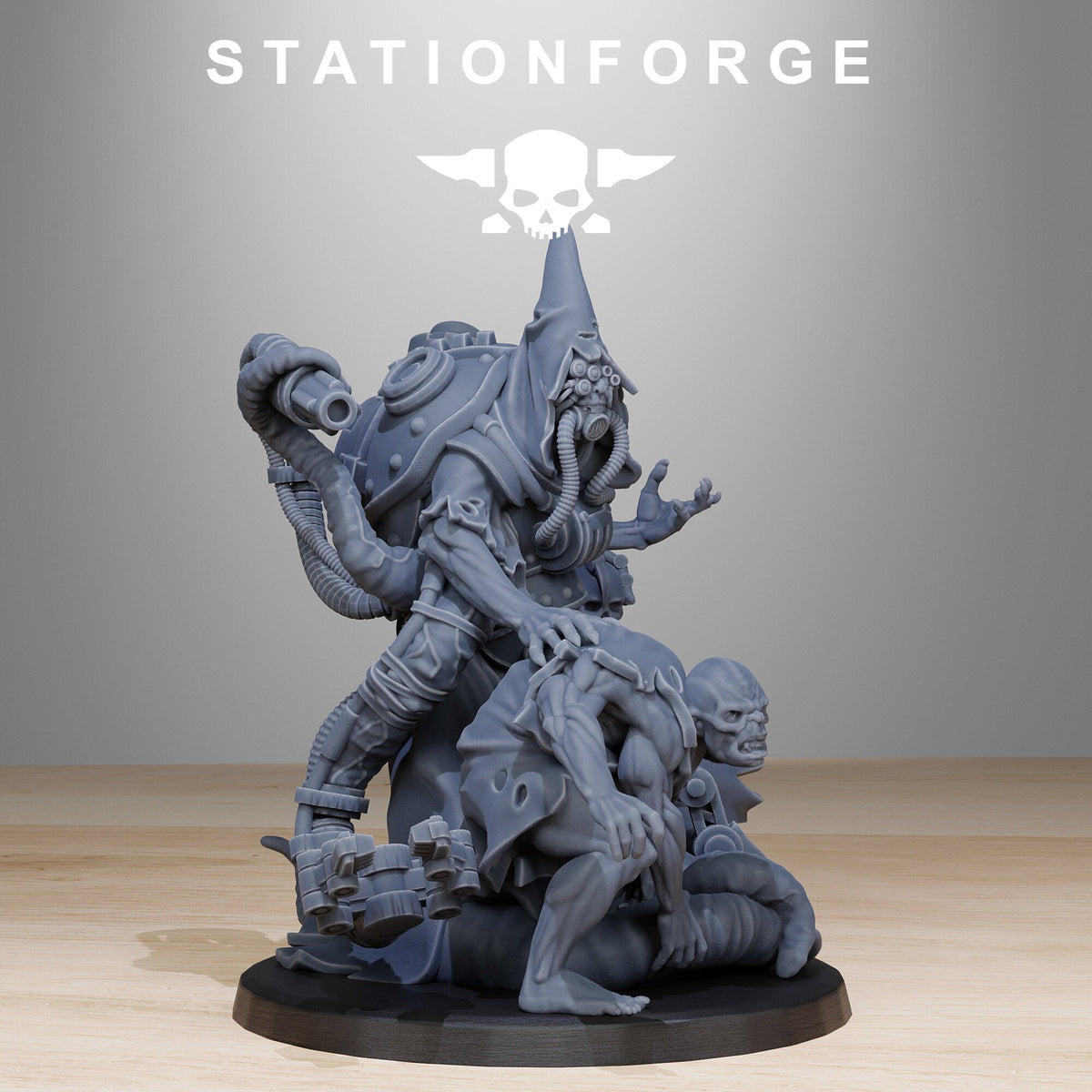 Scavenger Lotharius Resin Miniature Figure alternate view 5