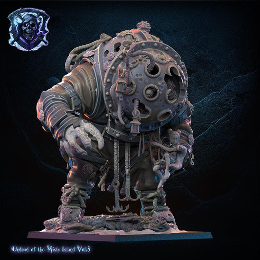 Deep Sea Diver and Small Beauty Resin Boss Miniature alternate view 2