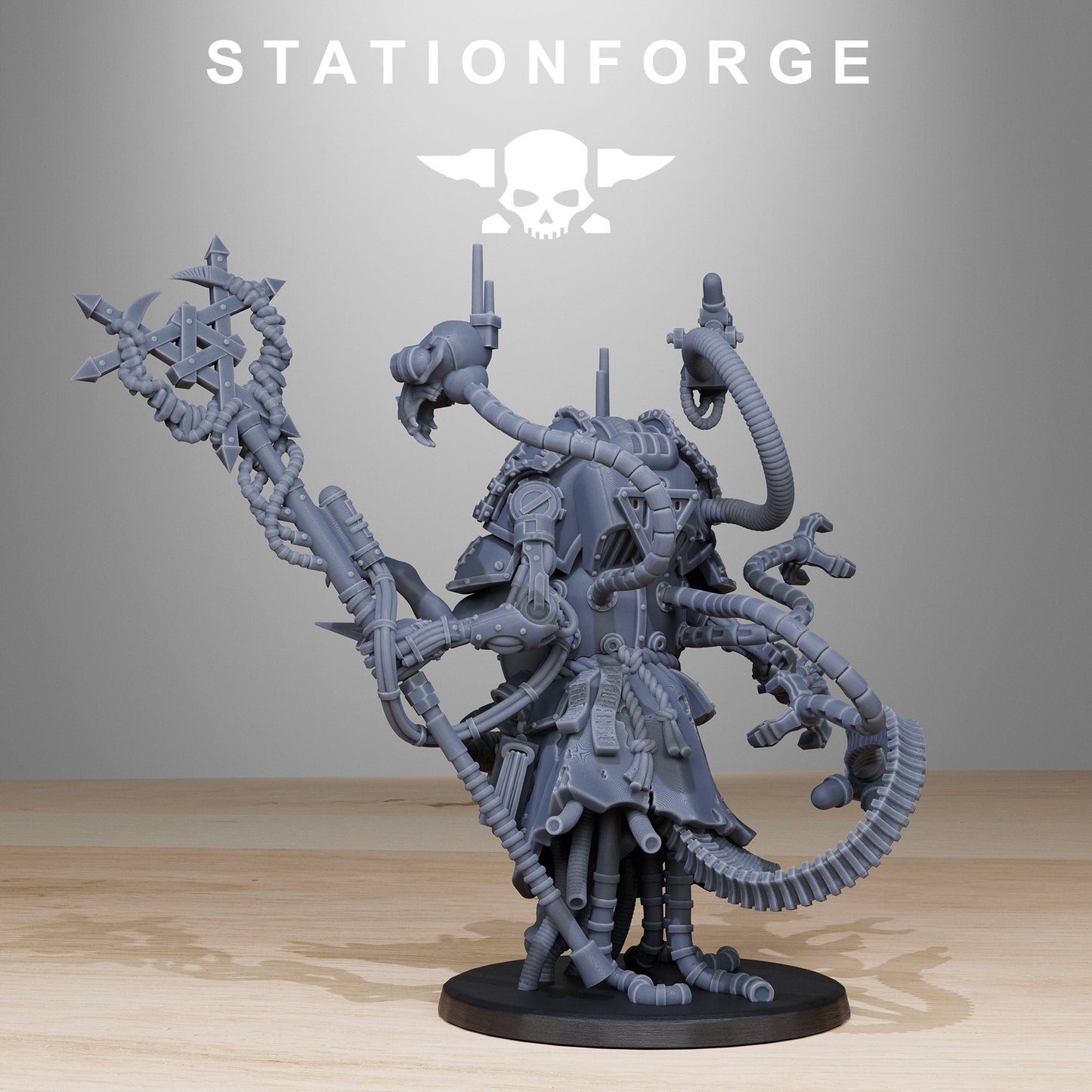 Raticus Priest Resin Miniature Figure alternate view 5