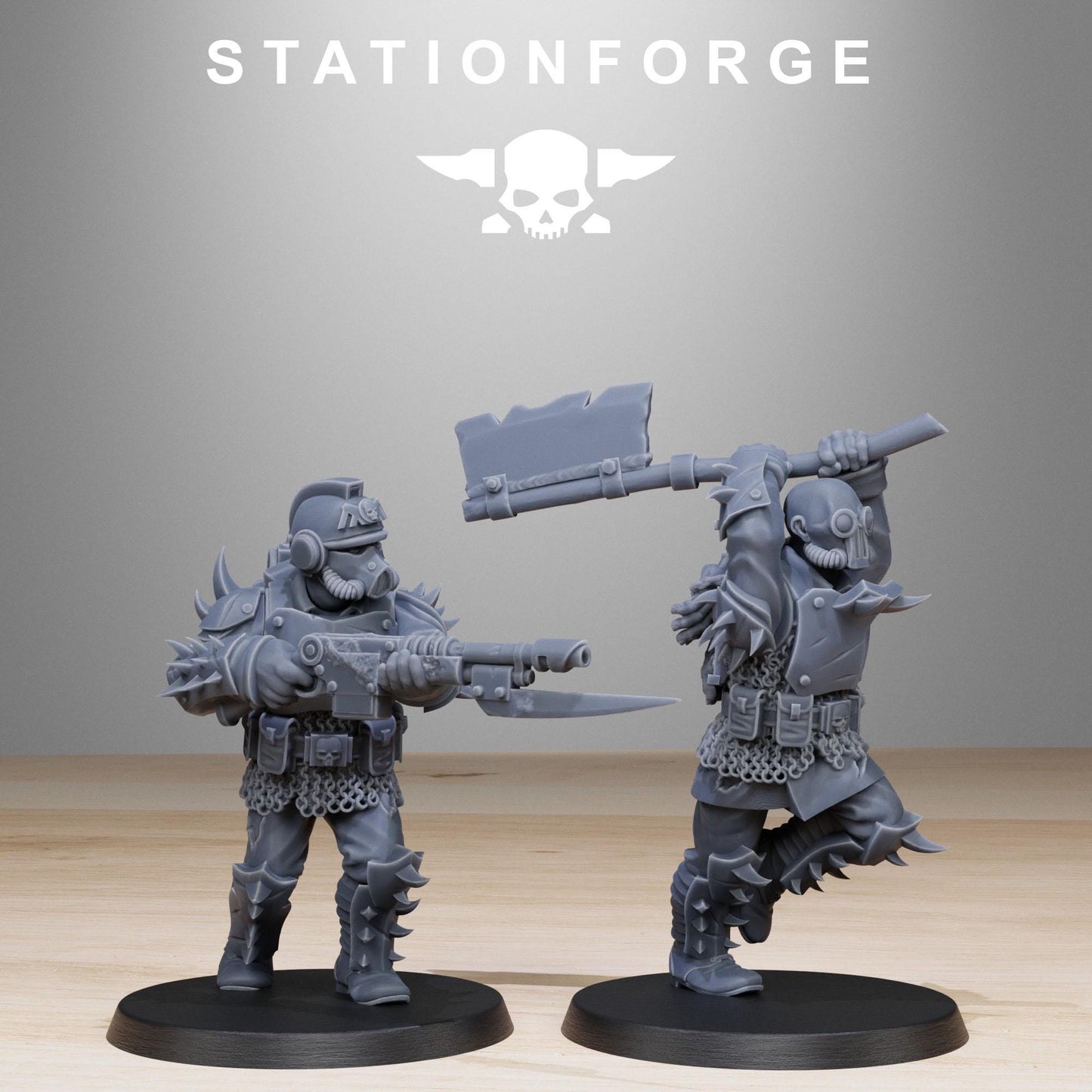 Corrupted Guard Build Kit Resin Miniature Figure alternate view 5