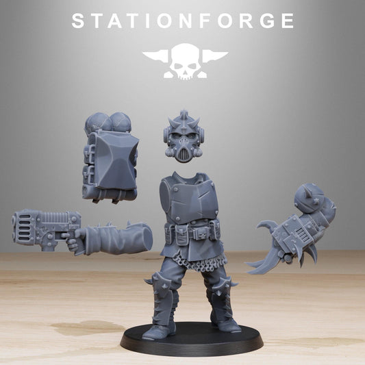 Corrupted Guard Build Kit Resin Miniature Figure alternate view 2