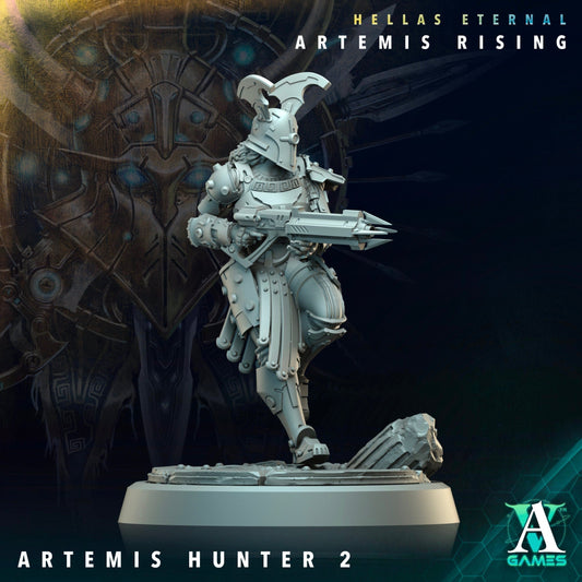Artemis Hunter Resin Miniature Figure alternate view 2