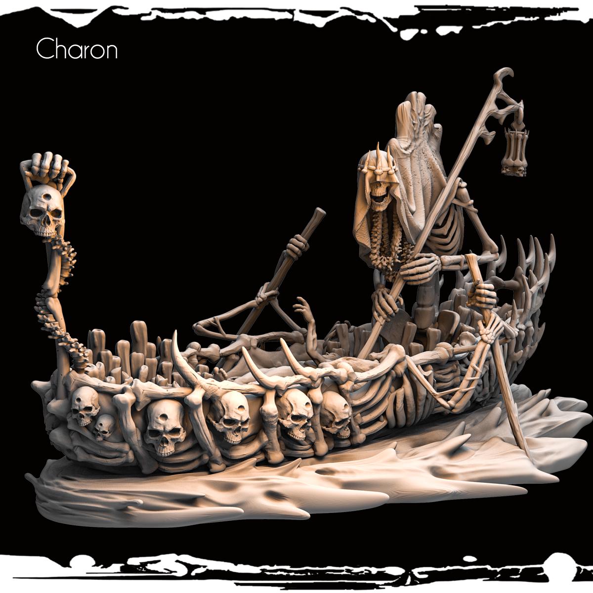Charon Resin Miniature Figure product image