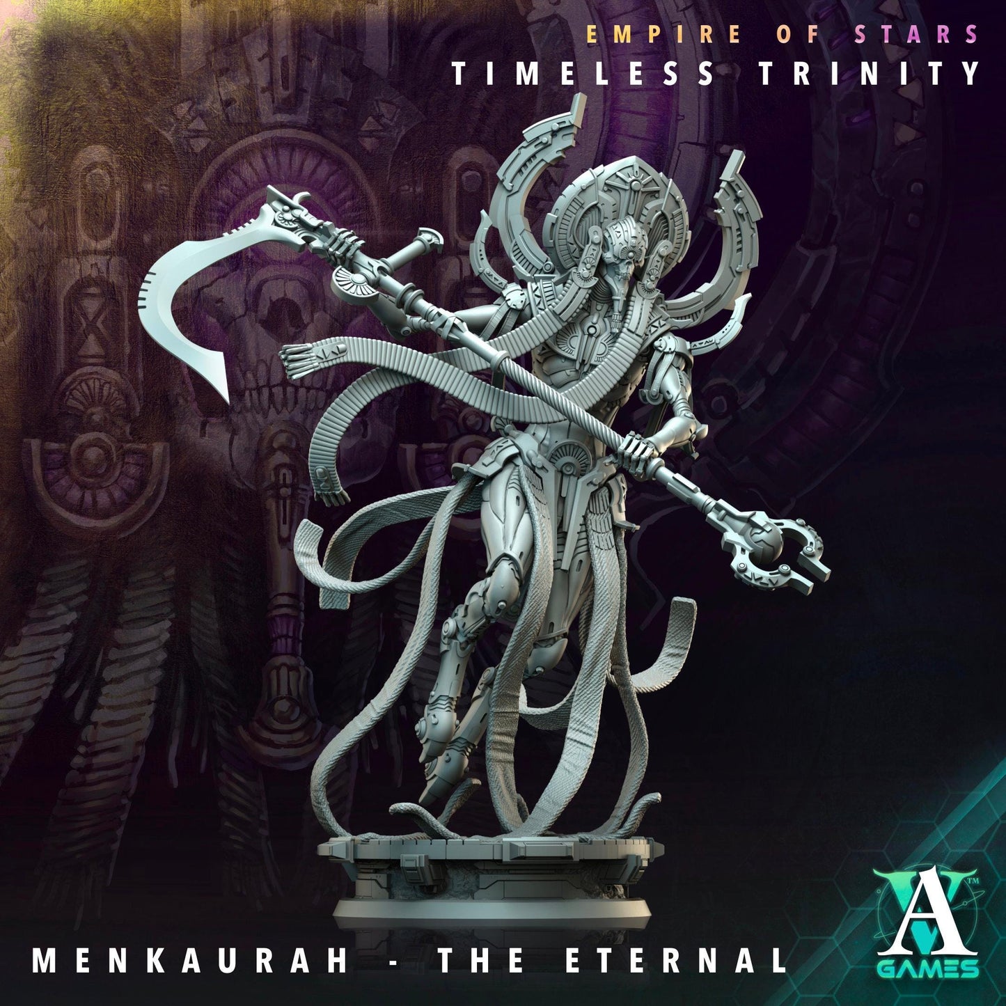 Timeless Trinity Resin Miniature Figure alternate view 4