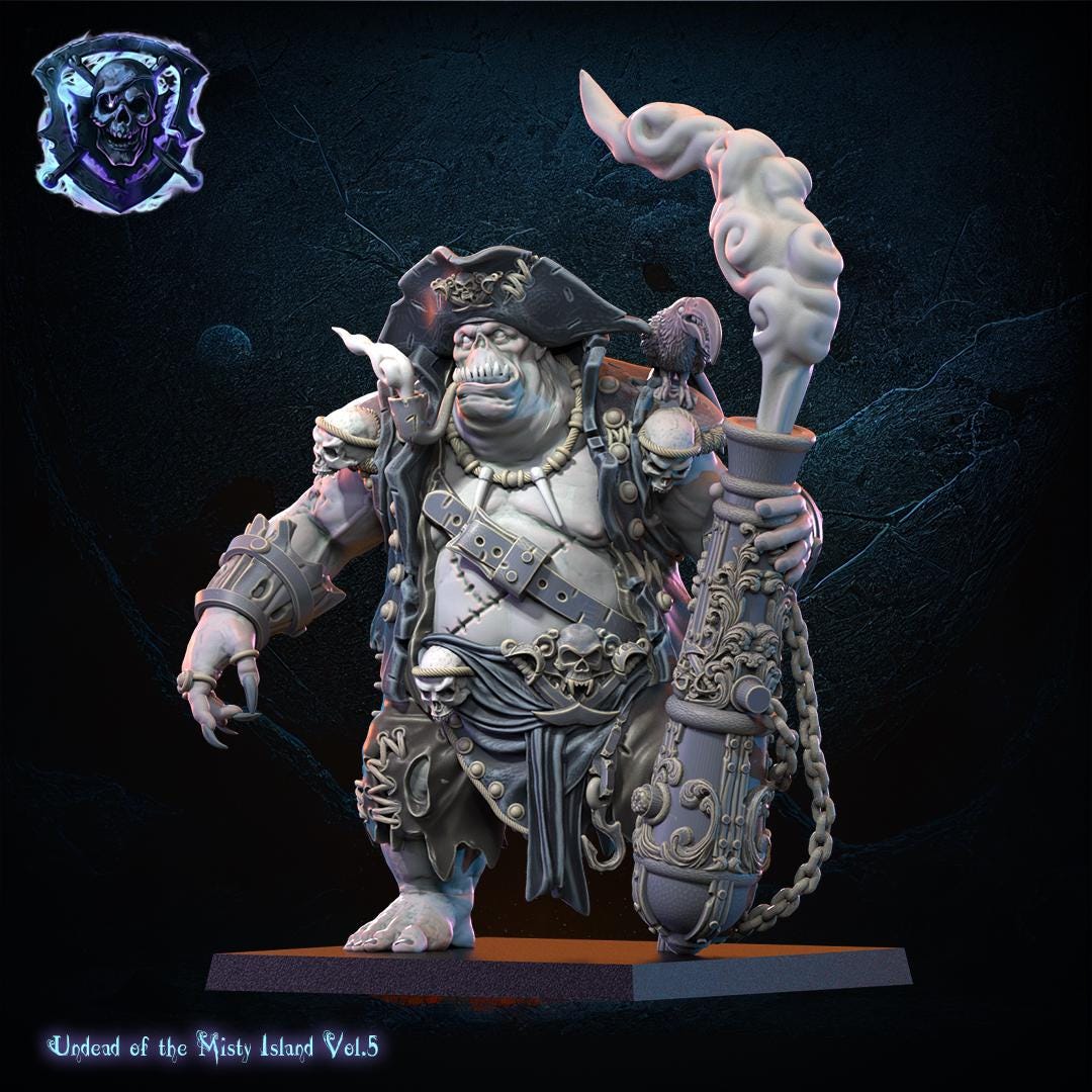 Captain Smoke Resin Boss Miniature alternate view 3