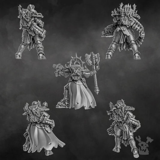Unholy Sisters Resin Miniature Figure alternate view 2