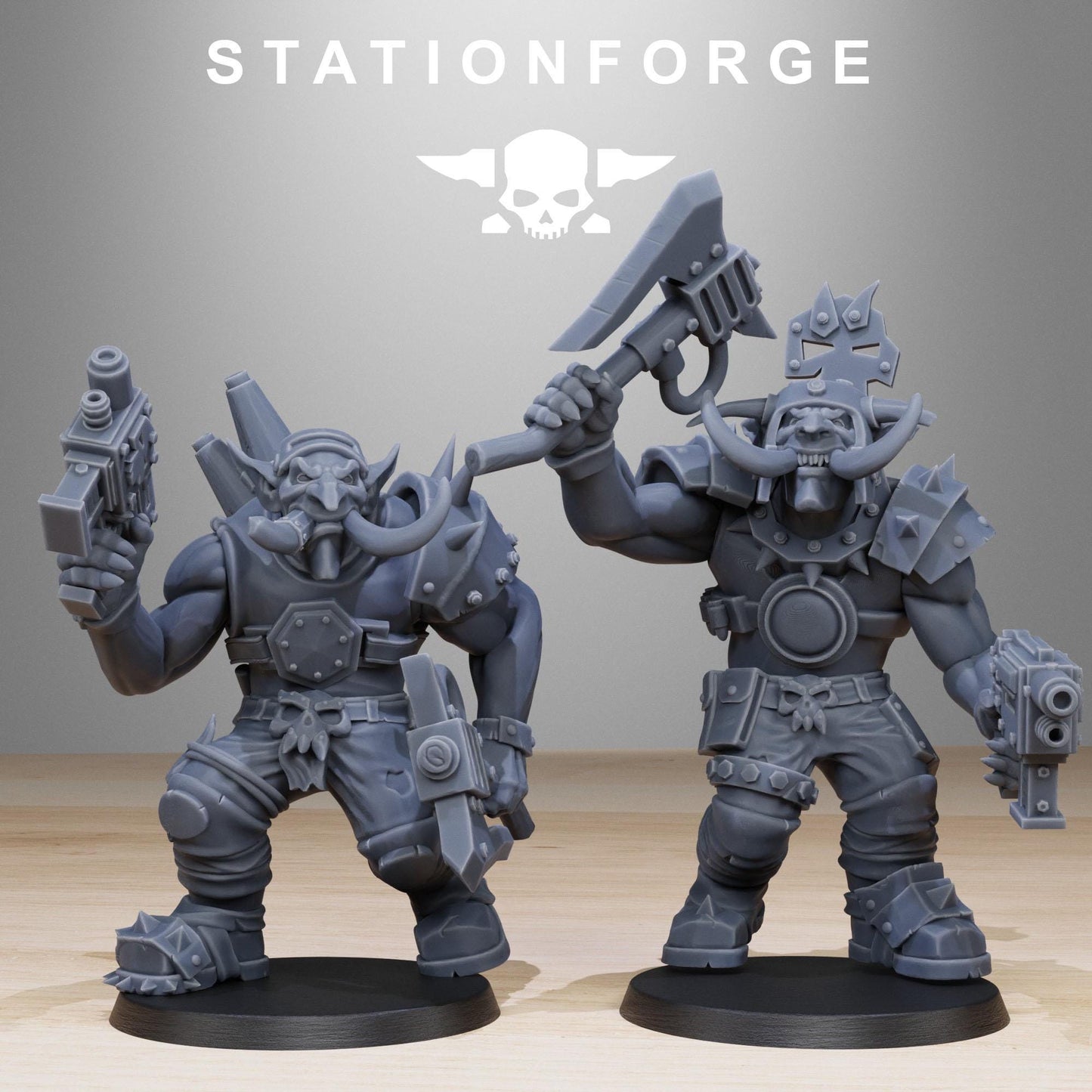 Orkaz Troll Infantry x10 Resin Miniatures Set alternate view 5