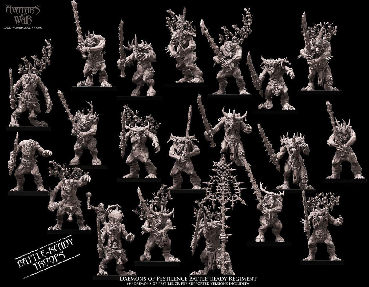 Demons of Pestilence Resin Boss Miniature alternate view 4