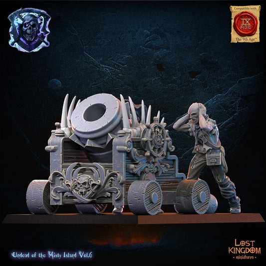 Abyssal Mortar Resin Vehicle Miniature alternate view 2