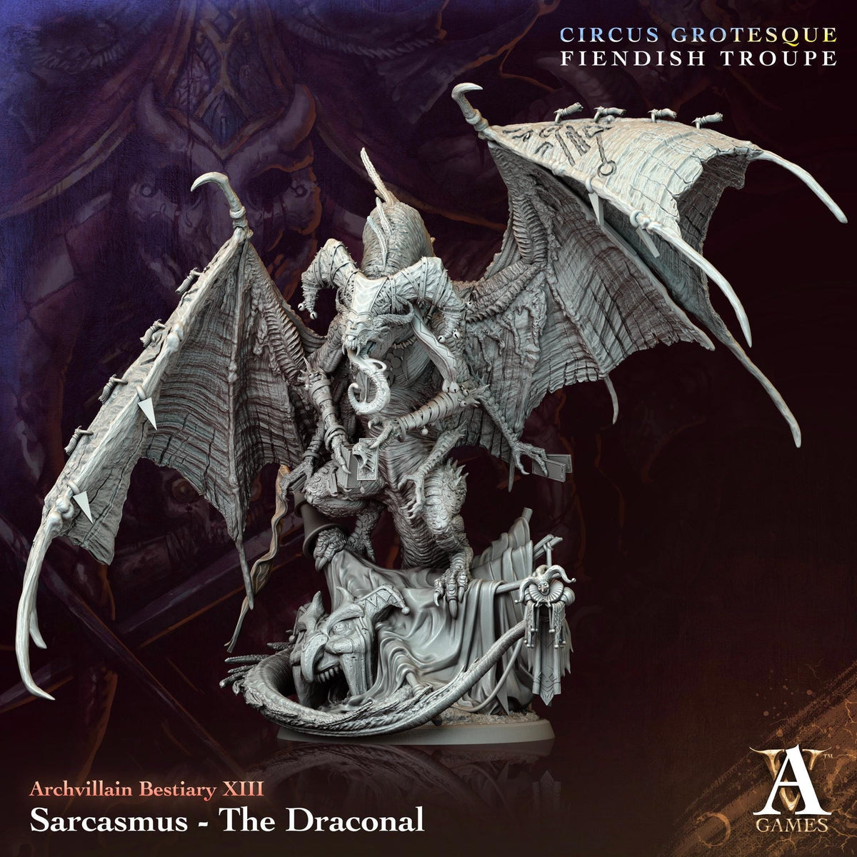 Sarcasmus - The Draconal Resin Miniature Figure product image
