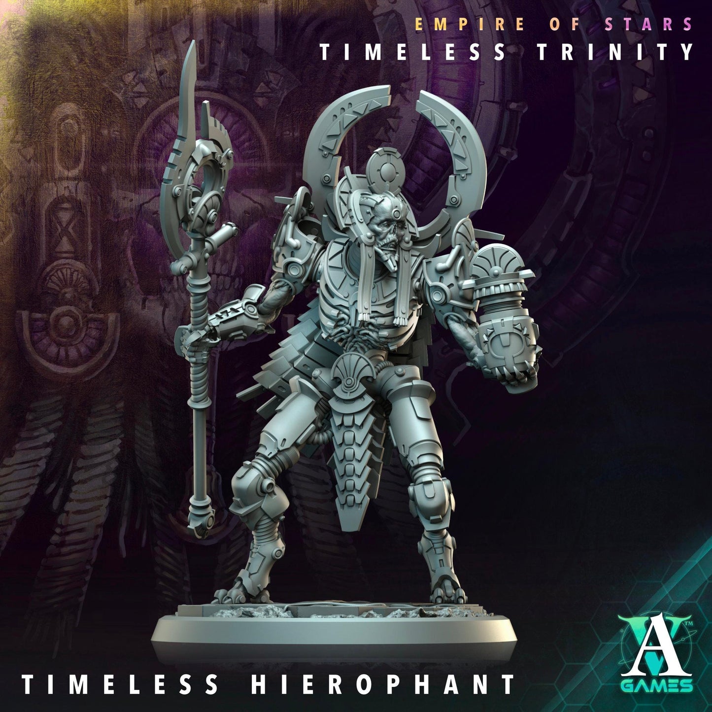 Timeless Heirophant Resin Miniature Figure product image