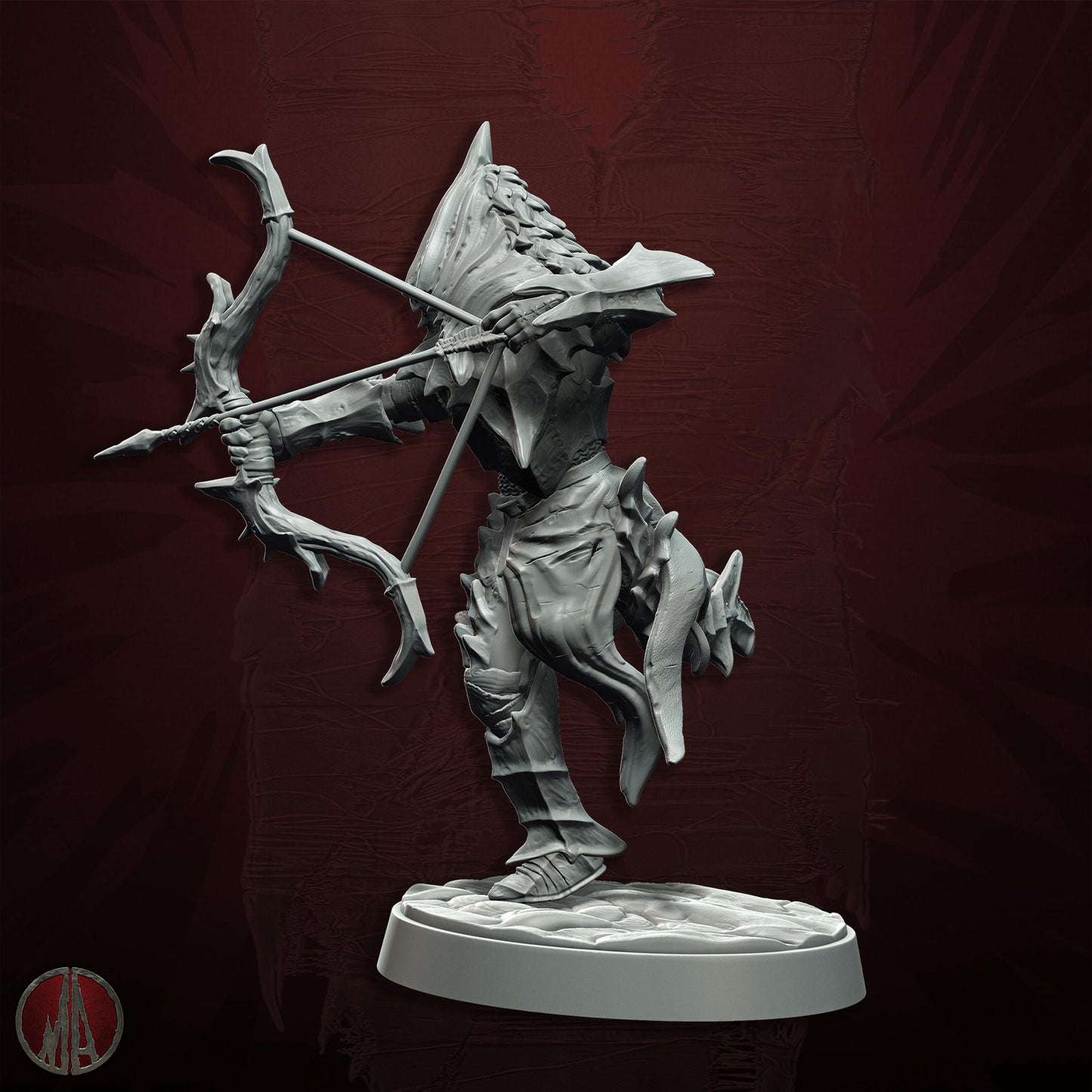 Orc Archer Champions Resin Miniature Figure alternate view 5