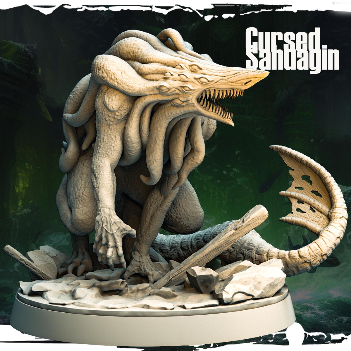 Cursed Shark Resin Boss Miniature product image