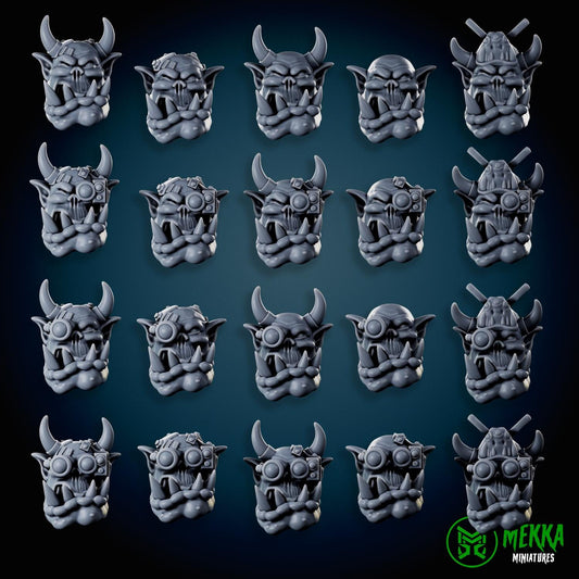Cybork Heads x20 Resin Upgrade Parts alternate view 2