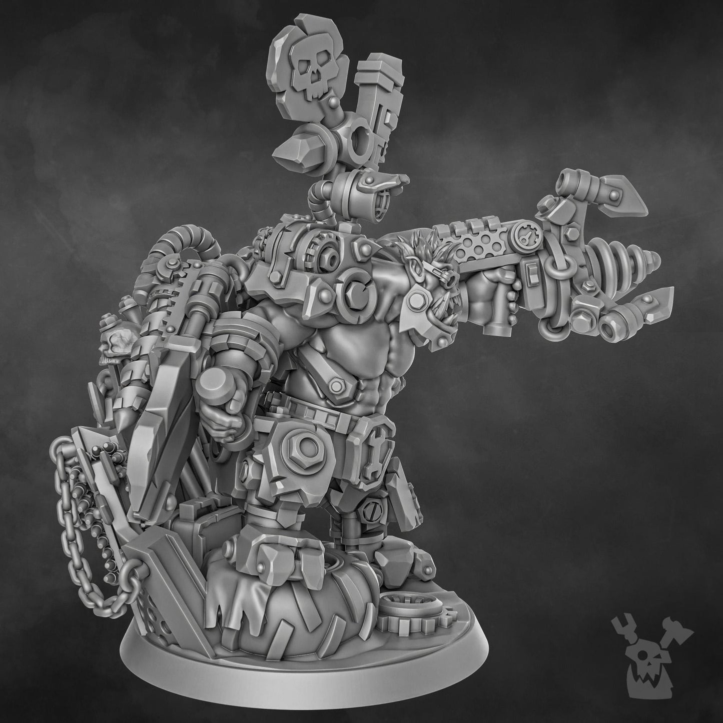 Da Ork Tech Resin Miniature Figure alternate view 5