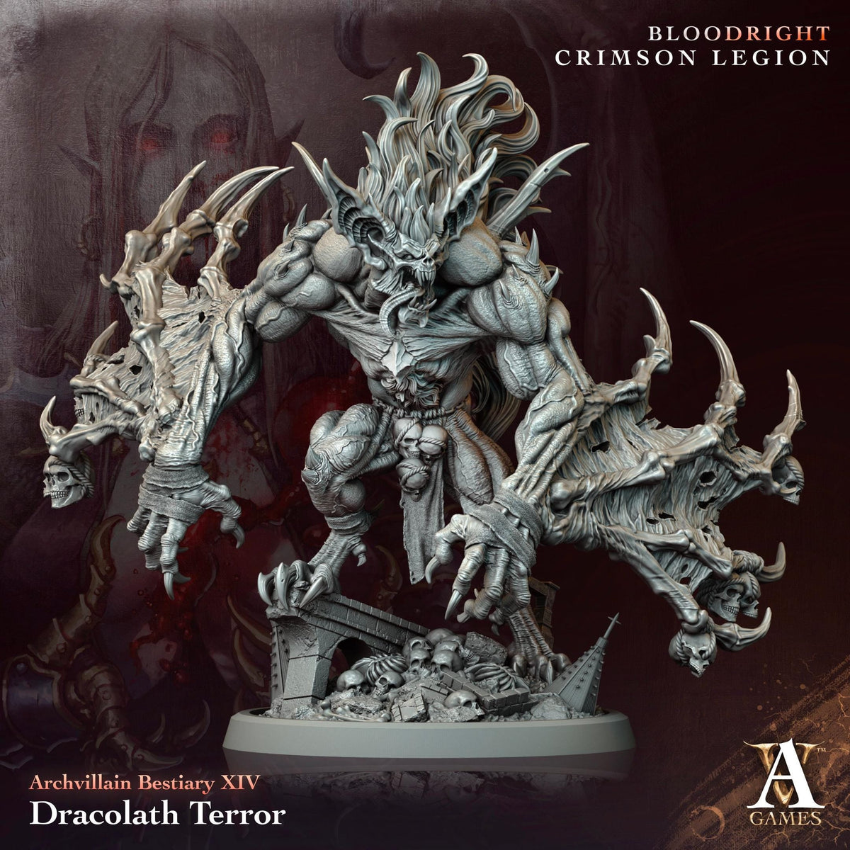 Dracolath Terror Resin Miniature Figure product image