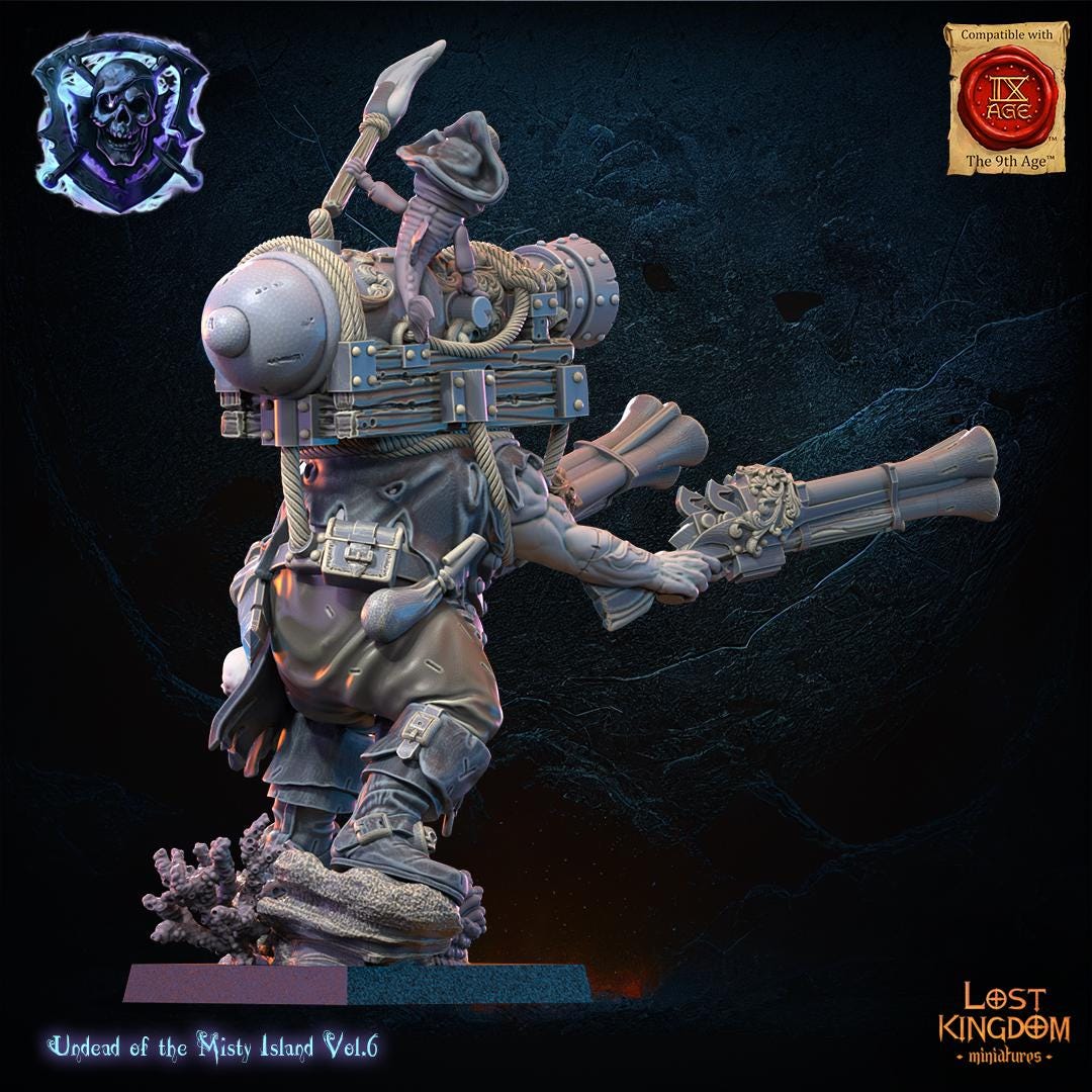 Wigor "The Bomber" Resin Boss Miniature alternate view 4