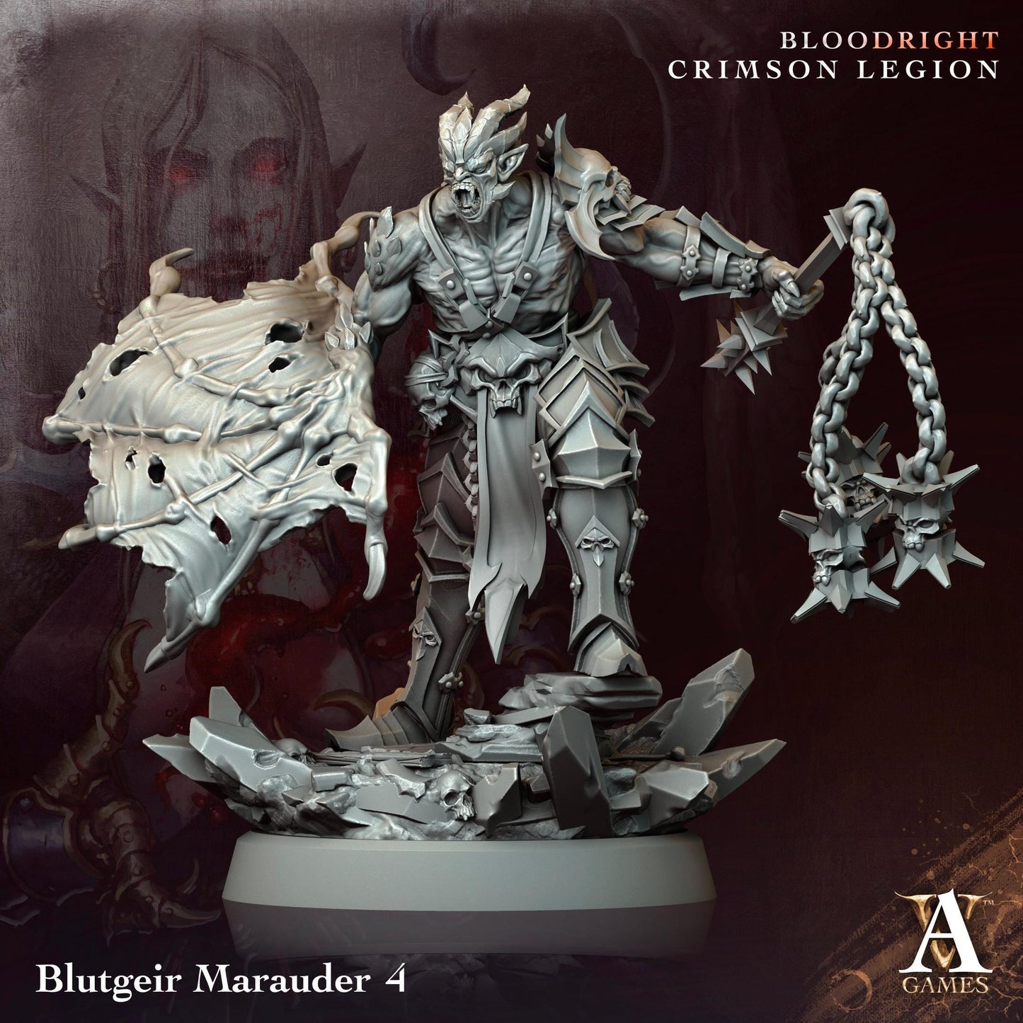 Blutgeir Marauders Resin Miniatures Set alternate view 4