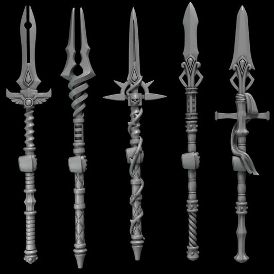 Crimson Lords Spears x10 Resin Upgrade Parts alternate view 2