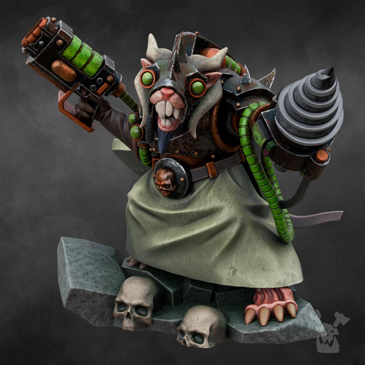 Shift Supervisor of Mine Rats Resin Miniature Figure alternate view 2