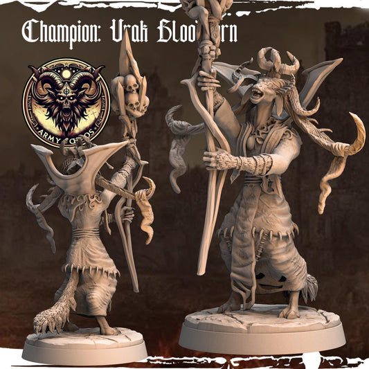 Chaos Beast Champion Resin Miniatures Set alternate view 2