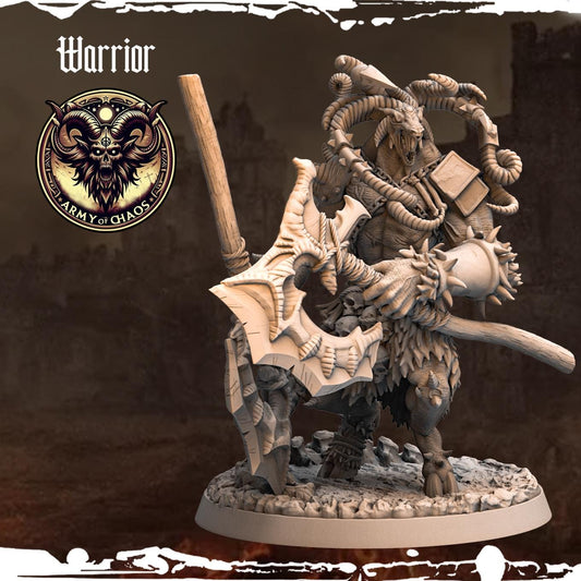 Chaos Beast Warriors Resin Miniatures Set alternate view 2