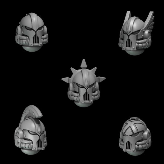 Crimson Lords Heads #4 x10 Resin Upgrade Parts alternate view 2