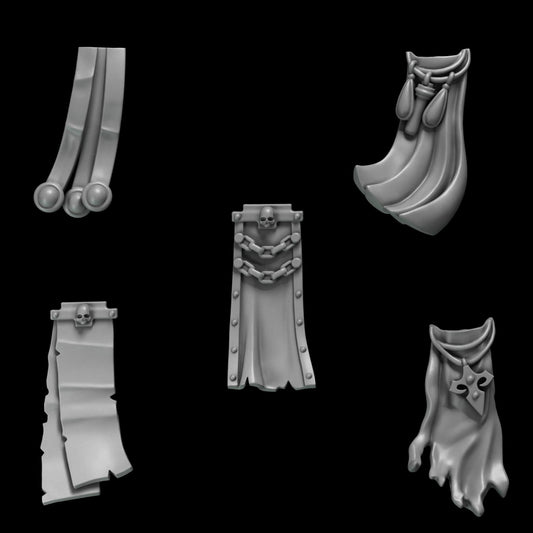 Crimson Lords Loincloths #3 x10 Resin Miniatures Set alternate view 2