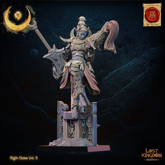 Night Elf Heroine Yu Ming Resin Boss Miniature alternate view 2