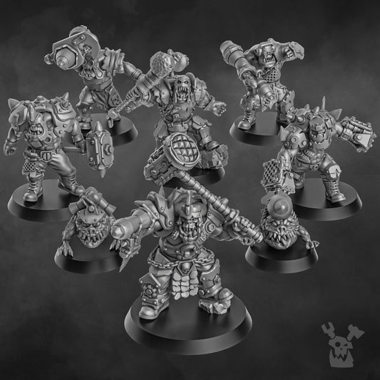 Orc Head Crackaz Mob Resin Upgrade Parts alternate view 2
