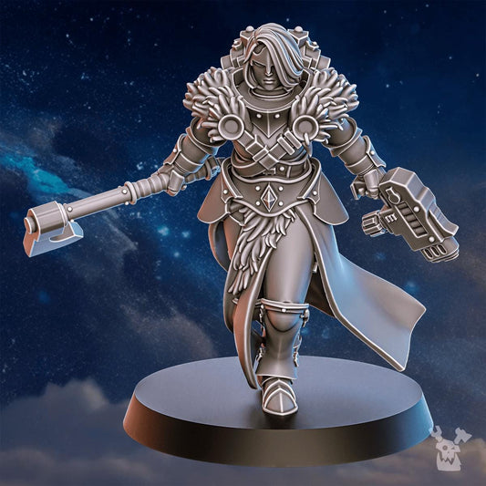 White Fangs Hunters Squad Resin Miniatures Set alternate view 2