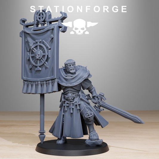 Vodalites Flag Bearer Resin Miniature Figure alternate view 2