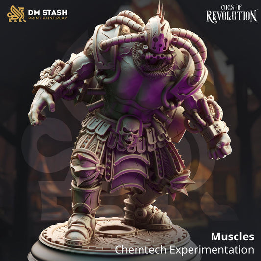 Muscles - Chemtech Experiment Resin Miniature Figure alternate view 2