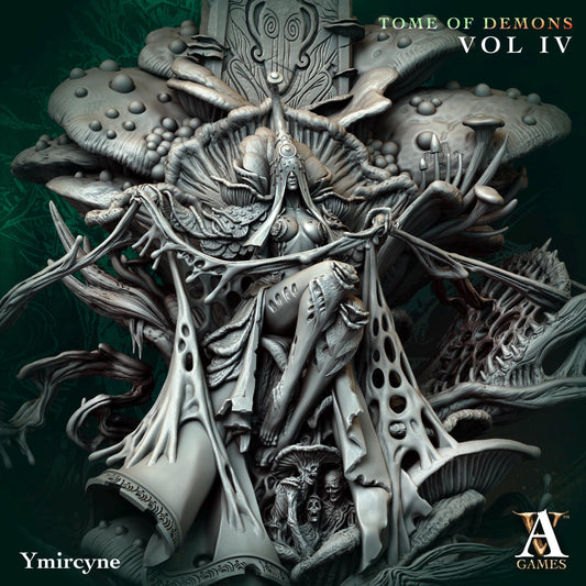 Ymircyne the Spore Queen Resin Boss Miniature alternate view 2