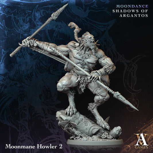 Moonmane Howlers Resin Miniatures Set alternate view 2