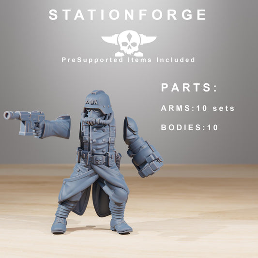 GrimGuard Acolytes Resin Miniature Figure alternate view 2