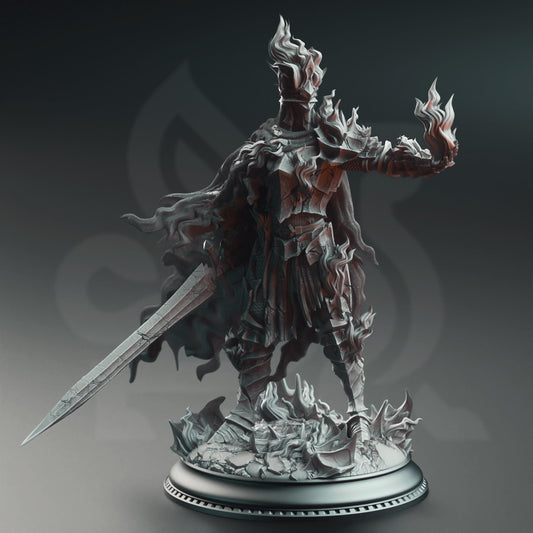The Burning Knight Resin Miniature Figure alternate view 2