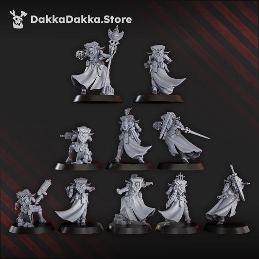 Maidens of Vengeance x10 Resin Miniatures Set alternate view 2
