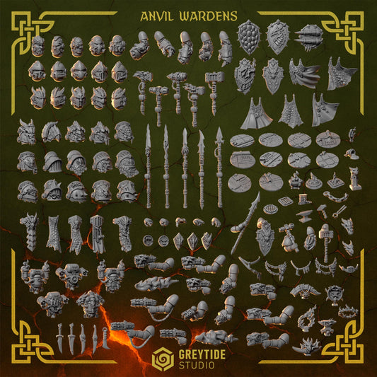Anvil Wardens Wrist FlamerGuns x6 Resin Upgrade Parts alternate view 2
