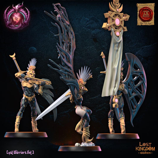 Lust Fallen Command Group Resin Boss Miniature alternate view 2
