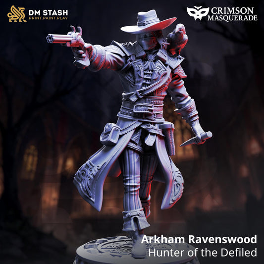 Hunter of the Defiled - Arkham Ravenswood Resin Miniature Figure alternate view 2