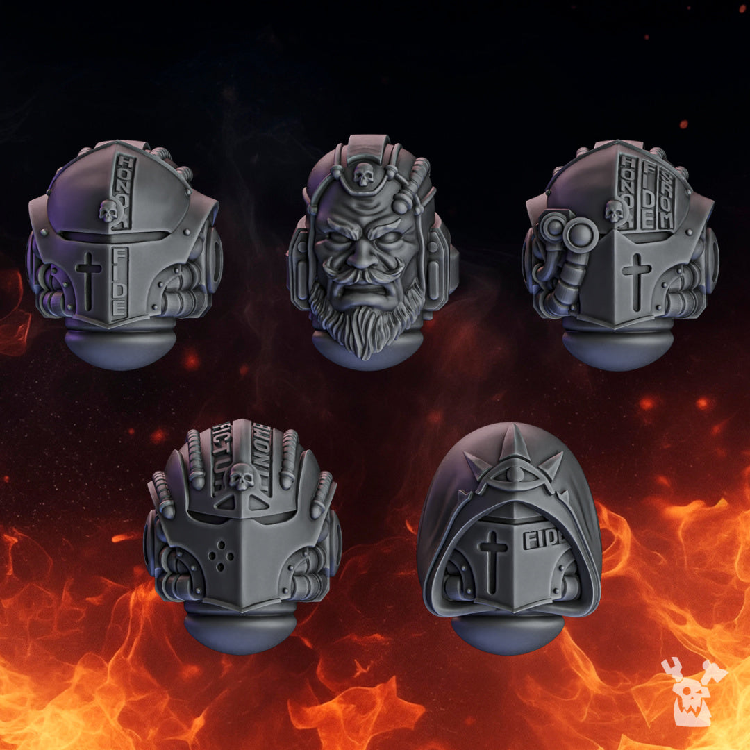 Pactum Aeternum Warden Heads x10 Resin Upgrade Parts product image
