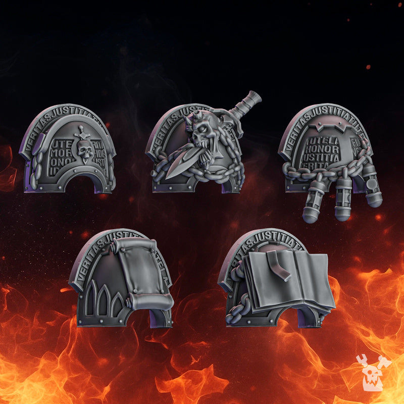 Pactum Aeternum Warden Shoulder Pads x10 Resin Upgrade Parts product image