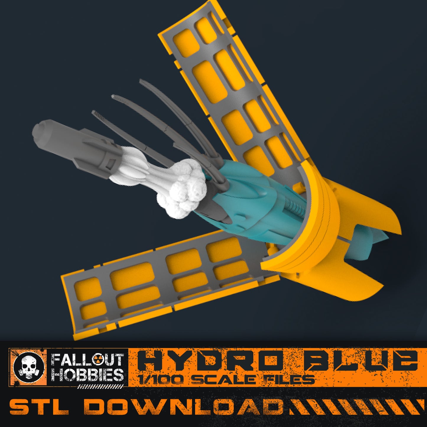 Téléchargement de fichiers STL 3D Hydro Blue Mecha Suit