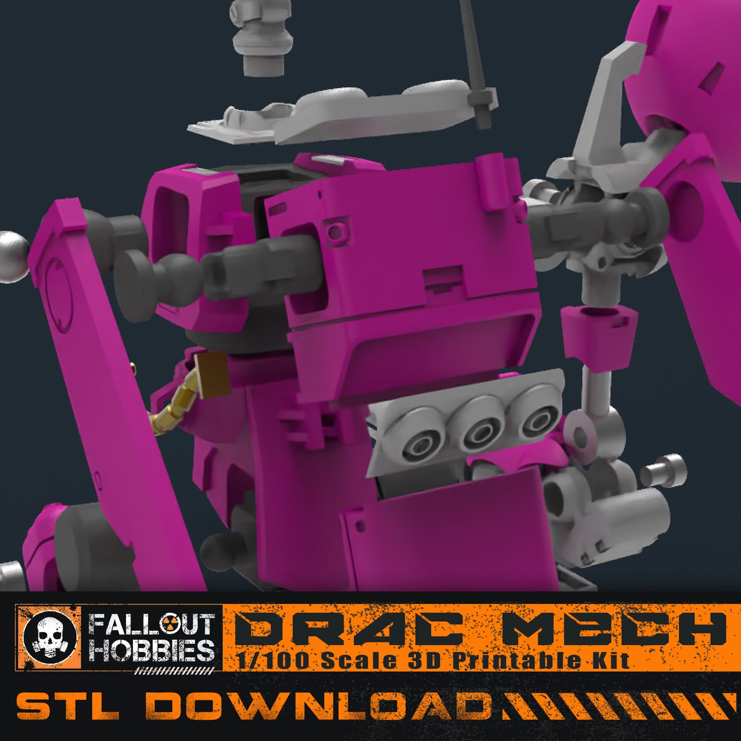 Téléchargement de fichiers STL 3D DRAC Mech Suit