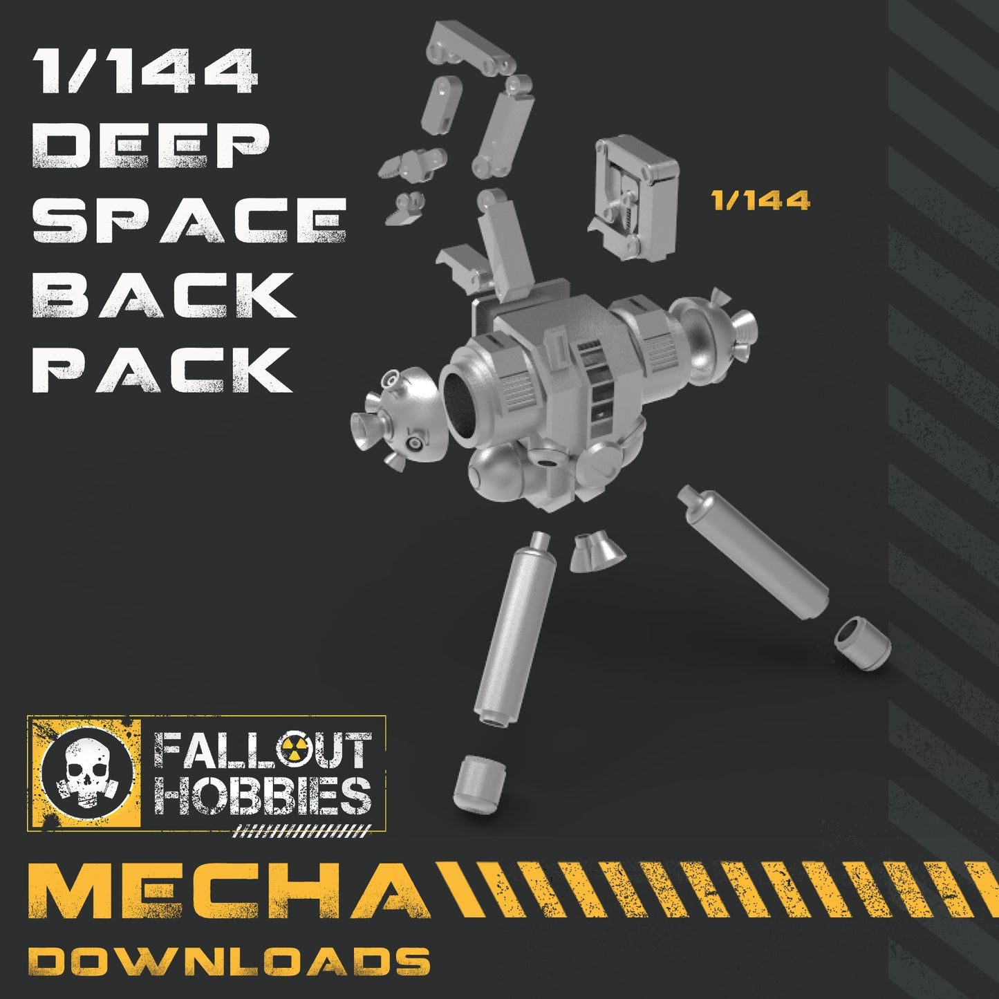 Téléchargement de fichiers STL 3D du sac à dos Deep Space