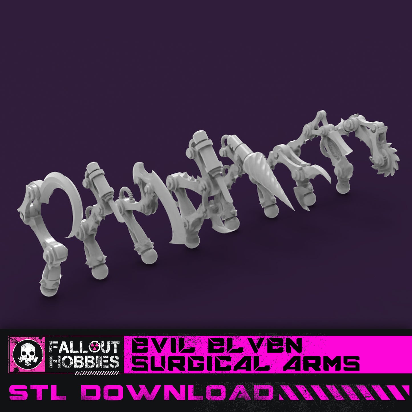 Téléchargement de fichiers STL Evil Elven Bundle