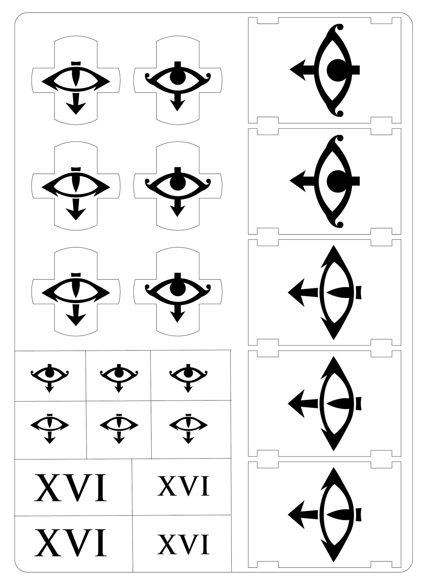 LTD-19 Airbrush Schablone