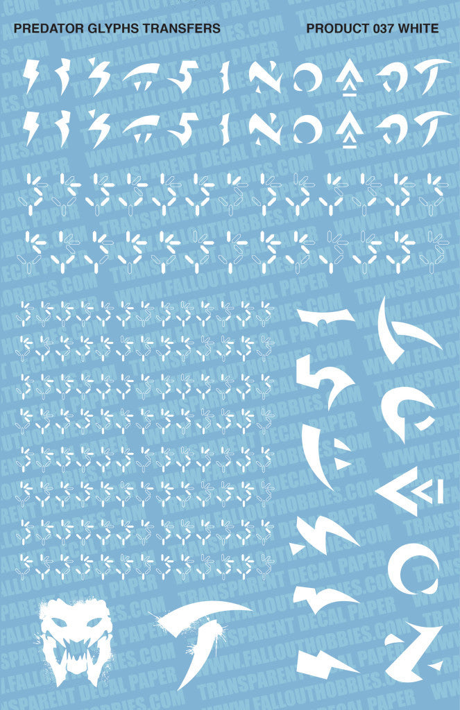 Waterslide Decals: Space Elven and Alien