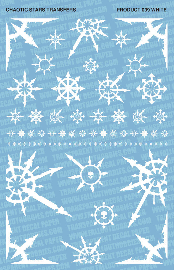 Waterslide Decals: Evil Chaotic